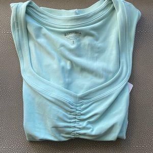 Athleta Mint Green/Sea Foam Athletic Cinch Tank Top